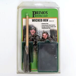 Primos Wicked Hen Turkey Call Slate Call Model 239 Compact Size Turkey Hunting